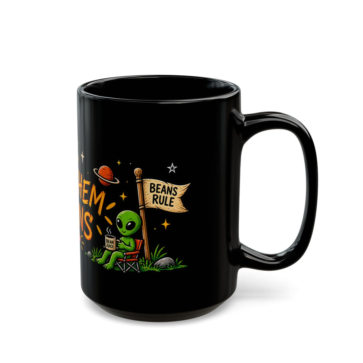 Eat Them Beans Cosmic Mug - Alien Edition