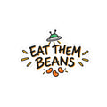 Eat Them Beans Sticker — Cute UFO & Beans Kiss-Cut Vinyl Sticker