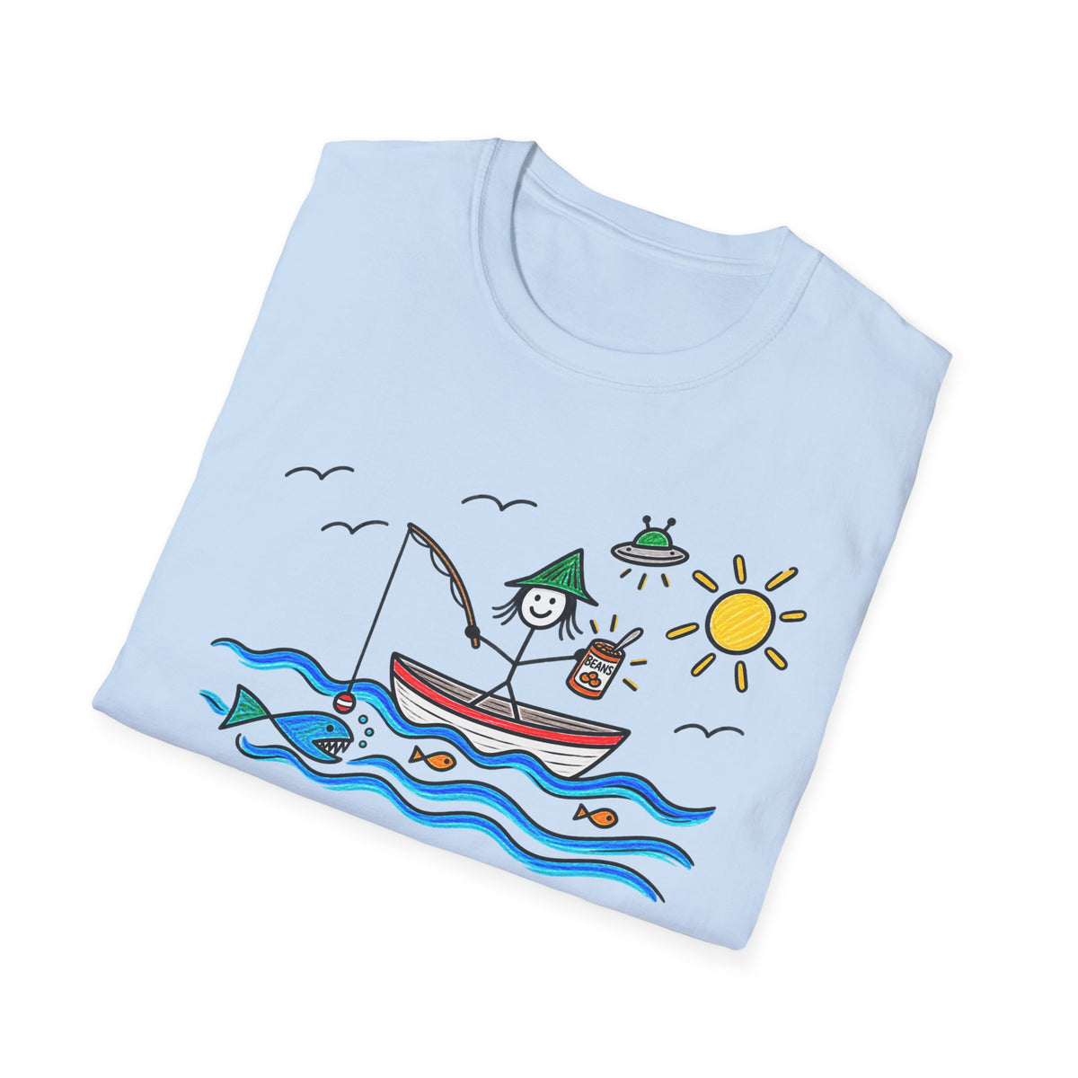 Gone Fishin’ — Eat Them Beans Tee