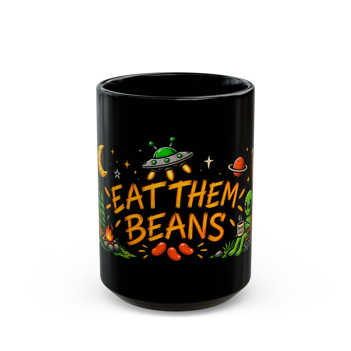 Eat Them Beans Cosmic Mug - Alien Edition