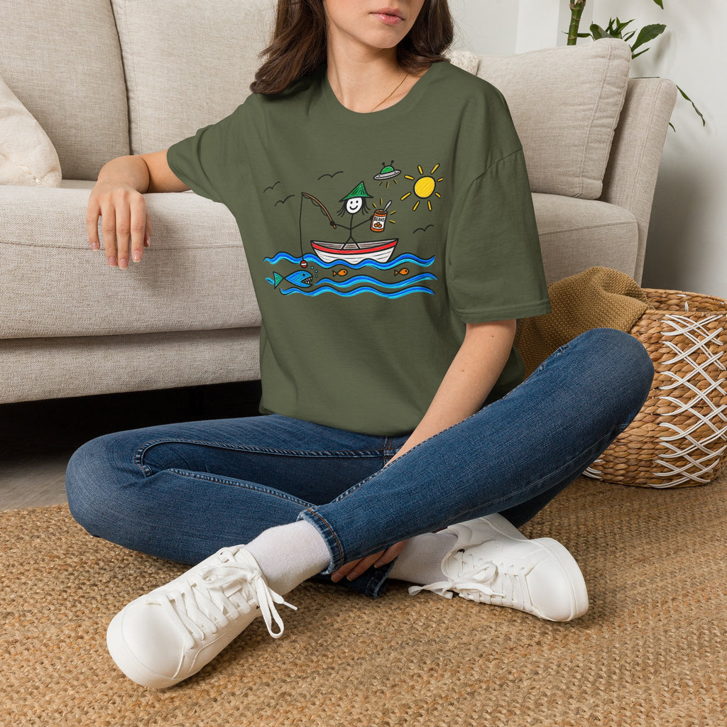 Gone Fishin’ — Eat Them Beans Tee