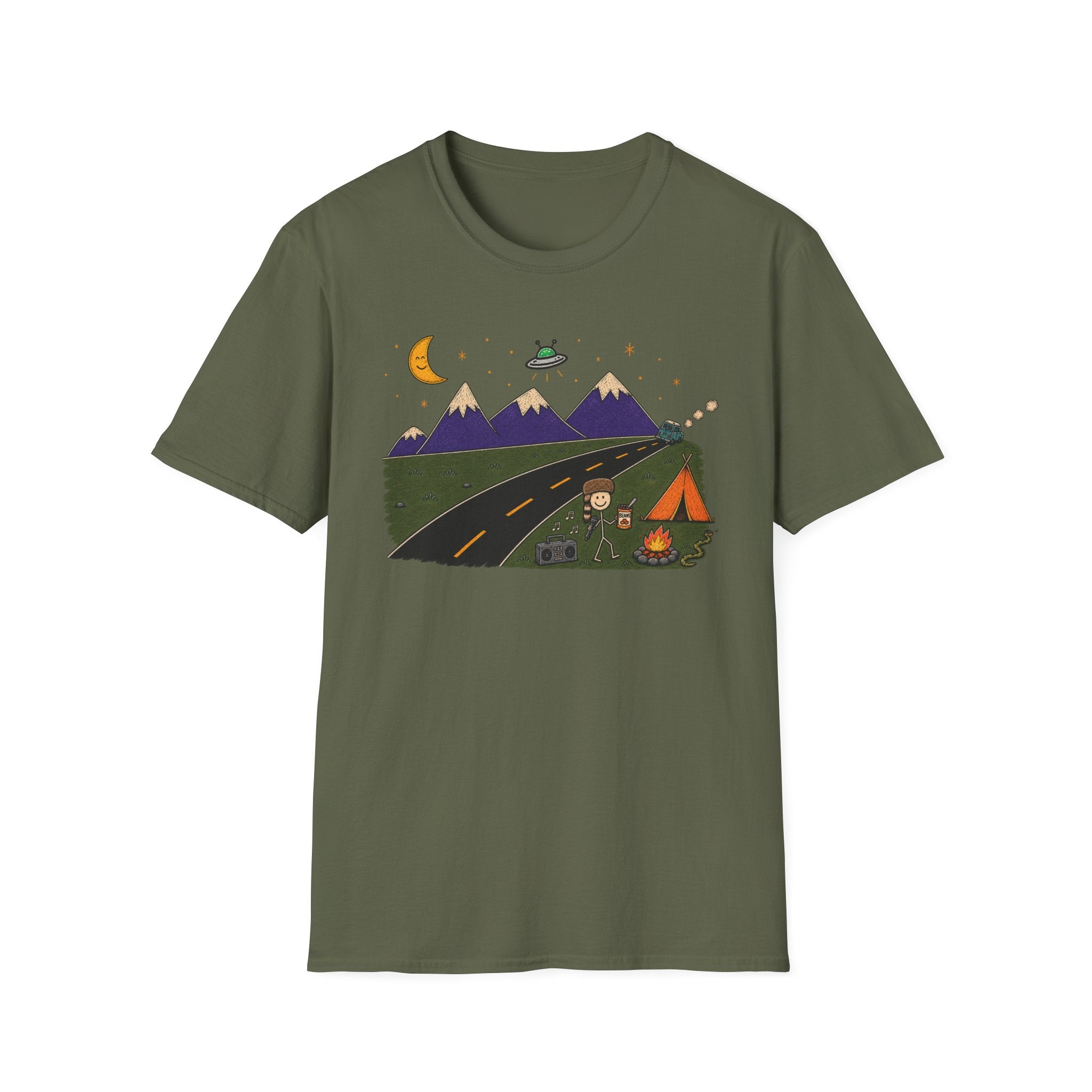 Eat Them Beans – Camp Vibes Road Trip Tee