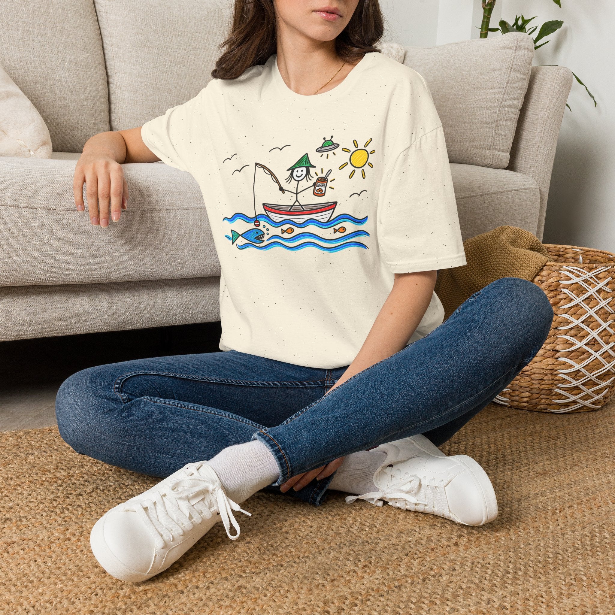 Gone Fishin’ — Eat Them Beans Tee