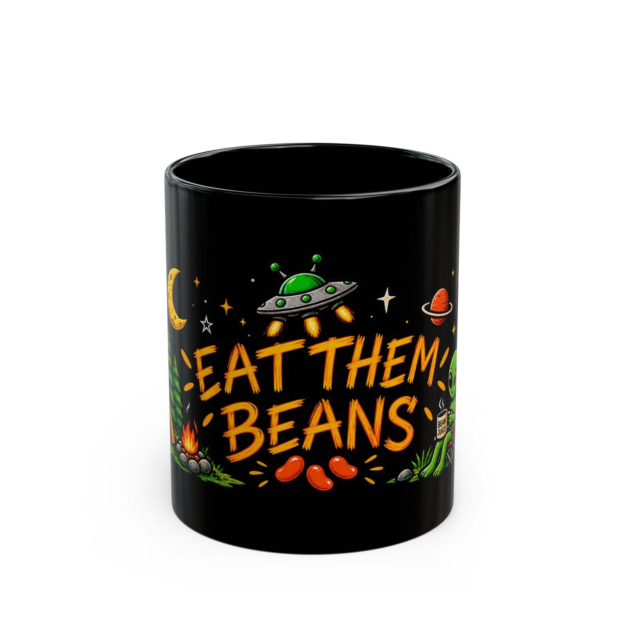 Eat Them Beans Cosmic Mug - Alien Edition